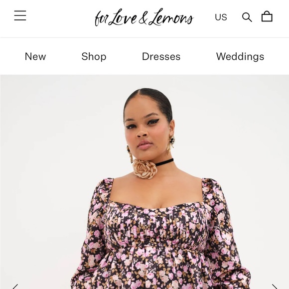 For Love and Lemons Kate Flower Earrings - Picture 9 of 12